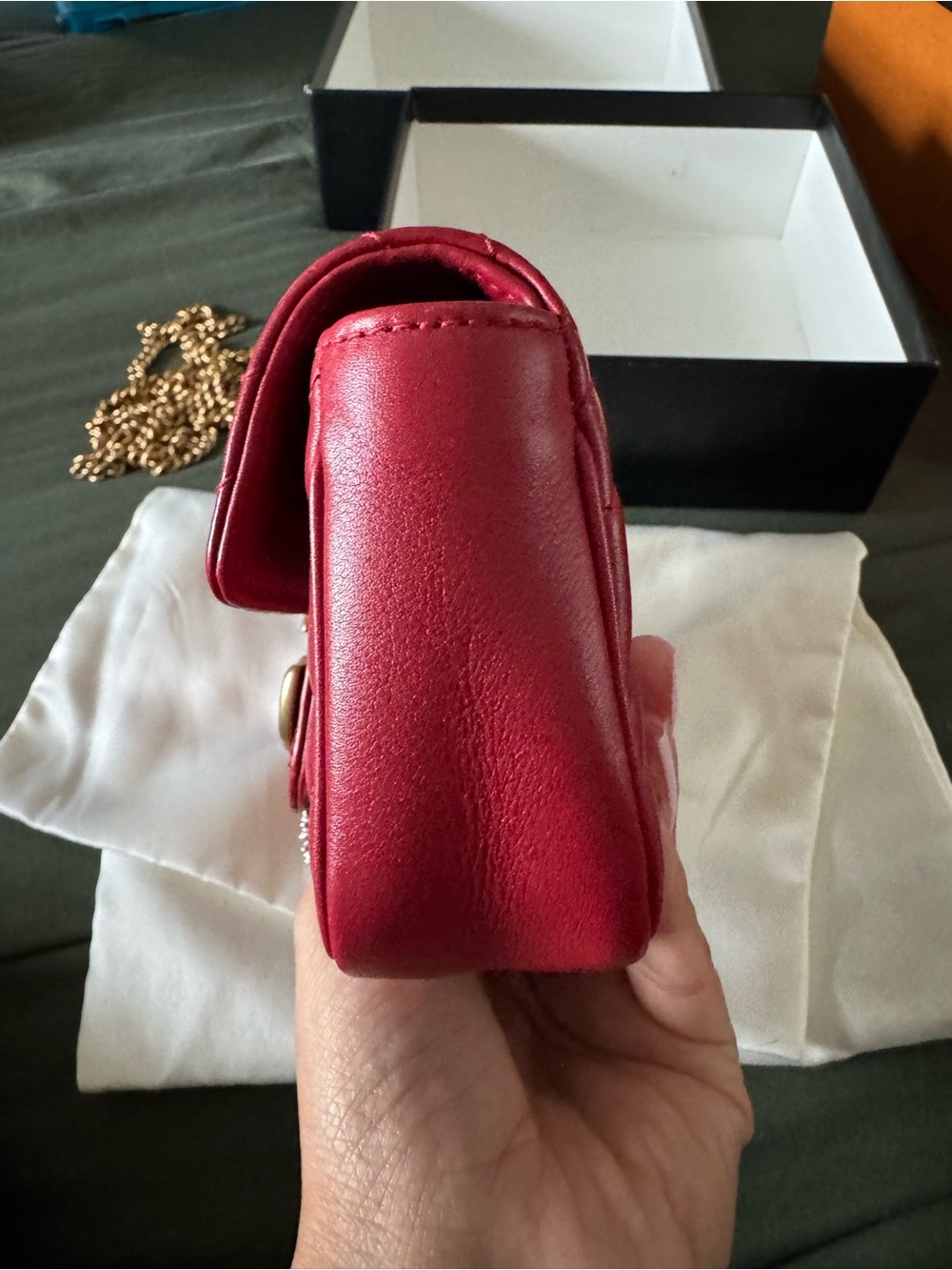 Gucci Red GG Mini - Picture 3 of 11